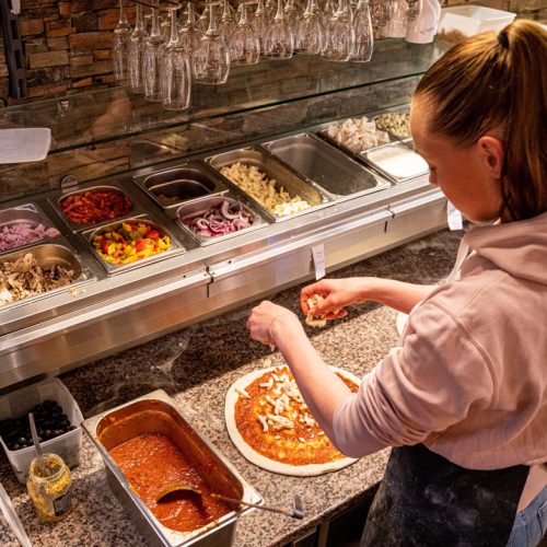 Pizza base tomate a serignan