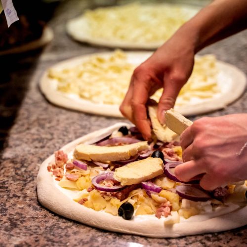 Pizza base tomate a serignan